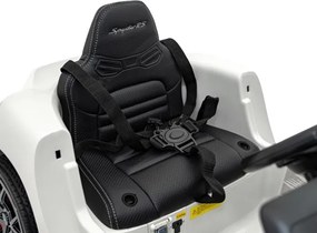 Elektrické autíčko Porsche Spyder RS 718 Lakier biele