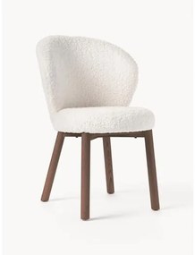 Plyšová čalúnená stolička Serena