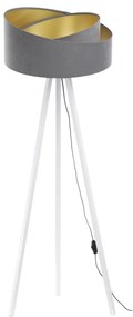 Stojacia lampa GALAXY 1xE27/60W/230V šedá/biela
