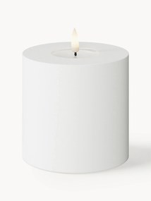 Ručne vyrobená exteriérová LED sviečka Real Flame, V 10 cm