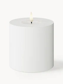 Ručne vyrobená exteriérová LED sviečka Real Flame, V 10 cm