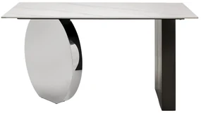 Demi stôl strieborný 140x70 cm