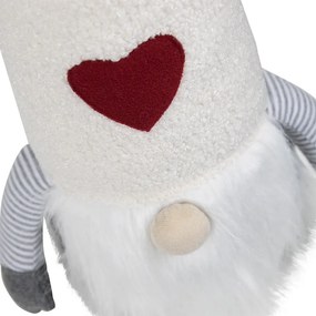 Dverná zarážka skřítek Gnome v béžovej čiapke - 25*21*26 cm
