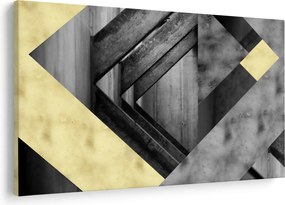 Obraz - Textúrované tvary (90x60 cm)