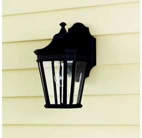 Elstead Feiss - Vonkajšie nástenné svietidlo COTSWOLD LANE 1xE27/100W/230V IP44 čierna FE-COTSLN2-S-BK