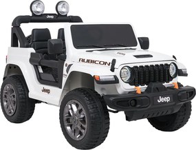 Ramiz Jeep Wrangler Rubicon LIFT elektrické autíčko pre deti biele
