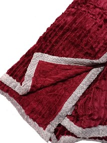 Hrejivá deka Homa KERNA BURGUNDY