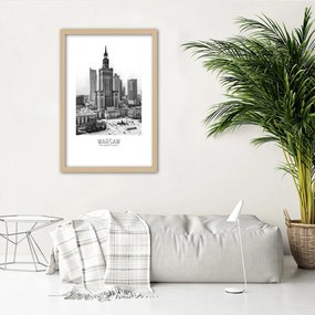 Gario Plagát Palác kultúry vo Varšave Farba rámu: Bez rámu, Rozmery: 30 x 45 cm