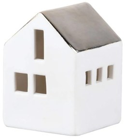räder Porcelánový mini LED lampáš Large House