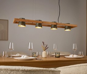 Závesná lampa »Bell«, Trio, 4 plamene