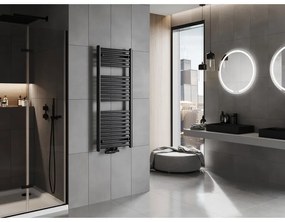 Mexen Hades, vykurovacie teleso 1200 x 500 mm, 562 W, čierna, W104-1200-500-00-70