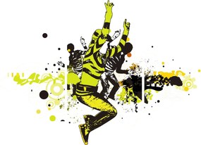 Obraz - Street dance (90x60 cm)