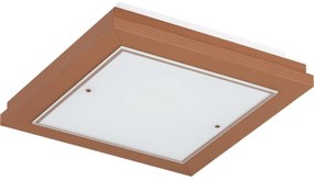 Argon 1867 - Stropné svietidlo TABOR 4xE27/15W/230V 42x42 cm terakotové