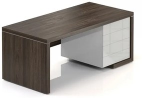 Stôl Lineart 180 x 85 cm + pravý kontajner