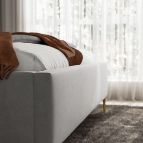 Čalúnená manželská posteľ SKY s nožičkami  140 x 200 cm