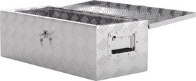 HOMCOM Náradný box 76 x 33 x 25 cm - Prepravný box z hliníka | Aosom
