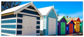 Obraz - Pláž Brighton, Melbourne, Austrália (120x50 cm)