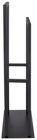 WENKO 26056100 - Stojan na uteráky RIVALTA 46x80 cm nerez/čierna