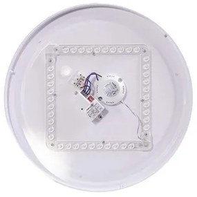 LED vonkajšie nástenné svietidlo ANETA IP44 12W 960lm 4000K biele so senzorom pohybu