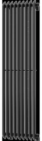 Mexen Atlanta dekoratívny radiátor 1500 x 460 mm, 894 W, Čierna - W211-1500-460-00-70