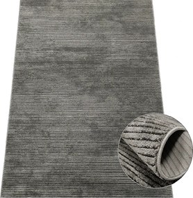 BE Koberec Eforia 9551 GREY – sivý obdĺžnikový Rozmer: 240x330 cm