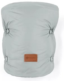 PETITE&MARS - Súprava detského fusaku 3v1 JIBOT + rukávniky na kočík svetlosivá