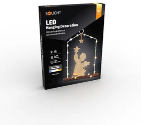 Solight LED závesná dekorácia Anjel, 20x LED, 2xAA