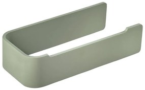 Svetlozelený nástenný kovový držiak na toaletný papier Ume – Zone