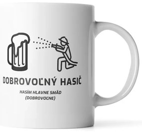 Sablio Hrnek Dobrovolný hasič - 890 ml - XXL