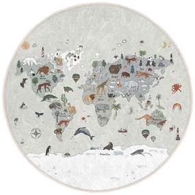 Prateľný detský hrací koberec ø80 cm Big World – Mila Home