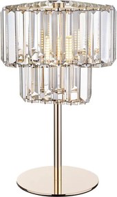 Zuma Line T0496-01G-F7AC - Stolná lampa HELIOS 1xG9/33W/230V zlatá