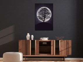 Artgeist Obraz - Lone Tree (1 Part) Vertical Veľkosť: 20x30, Verzia: Premium Print