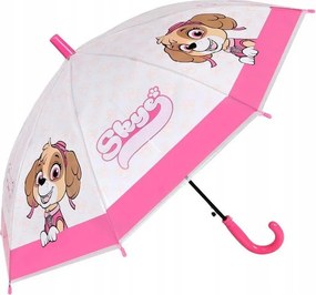 Dievčenský vystreľovací dáždnik Paw Patrol - Labková patrola – motív pilotka Skye - pr. 70 cm