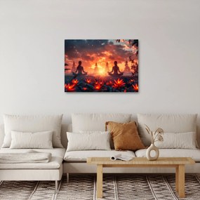 Obraz - Jóga v prírode (70x50 cm)