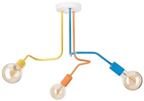 Prisadený luster MATYLDA 3xE27/60W/230V pestrofarebná