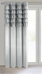 ZATEMŇOVACÍ ZÁVES NA KRÚŽKOCH AURA 140X250 CM STRIEBORNÁ
