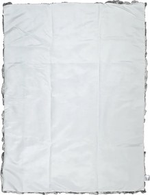Pléd / prehoz z králičie kože Rabbi šedá mix - 130 * 180 * 3cm