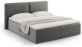 Sivá boxspring posteľ s úložným priestorom 180x200 cm Arendal – Cosmopolitan Design