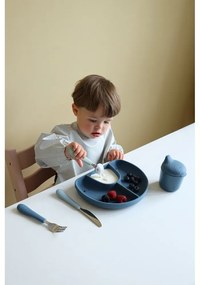 Zelený/modrý detský príbor 3 ks zo silikónu Ocean Mix – Cam Cam Copenhagen