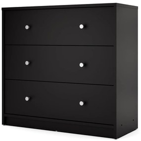 Čierna komoda Tvilum May, 72 x 68 cm