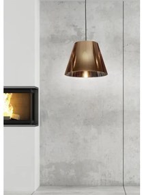 Luster na lanku PLATINO 1xE27/60W/230V