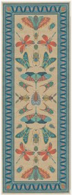 Umývateľný behúň s nízkym vlasom Flutterby by Iris Apfel
