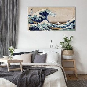 Sklenený obraz Kanagawa je veľká vlna