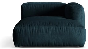 Tmavomodrý zamatový modul pohovky (pravý roh) Martina – Micadoni