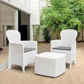 I.P.A.E-Progarden Záhradný set TREE, 3-dielny, biela