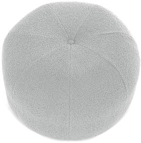 Autronic BONTEC Taburet, sivá, látka bouclé, AK-307 GREY2 Farba: Biela
