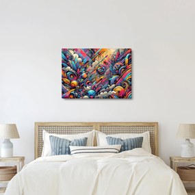 Obraz - Pestrofarebné graffiti (70x50 cm)