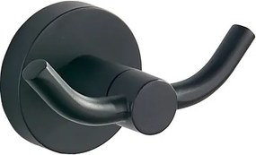 Mexen Remo, držiak na uteráky, 2-háčik, čierna, 70507352-70