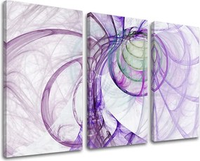 Obraz na stenu 3 dielny ABSTRAKT AB054E30