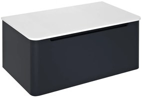 Sapho Sapho, KERALA umývadlová skrinka 80x35x47,5cm, 1x zásuvka, antracitový mat, KR080-3434